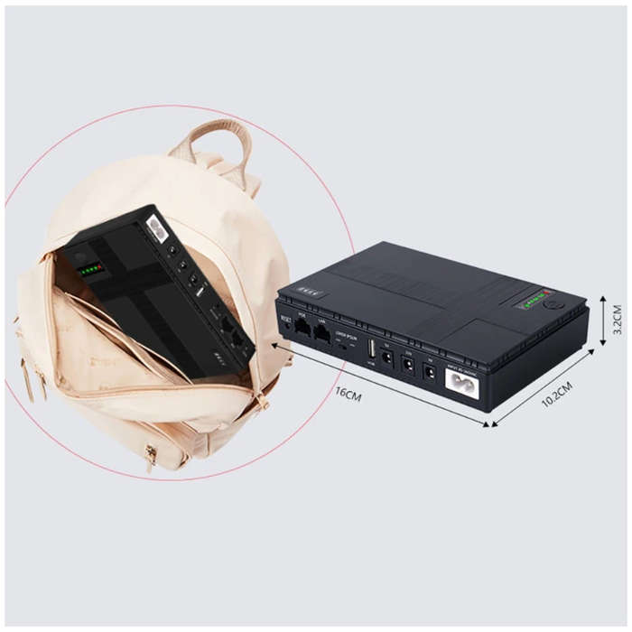 2600mAh Mini, portable DC UPS 2600mAh Mini, portable DC UPS 2600mAh Mini, portable DC UPS 2600mAh Mi