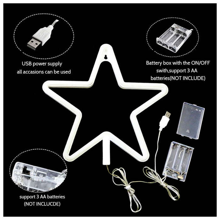 Star Sign Home Decoration LED Modeling Lamp FA-A8 BLUE