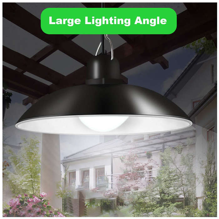 Solar Powered 2 Heads Flood LED Lights With Remote Control Q-LD031