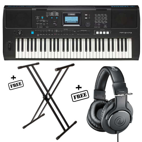 Yamaha PSR E473 Bundle