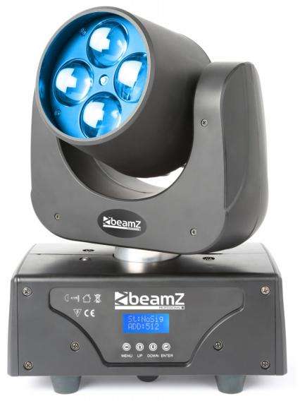 Beamz LED MOVING HEAD WITH ZOOM 4x 15w RGBW LEDS