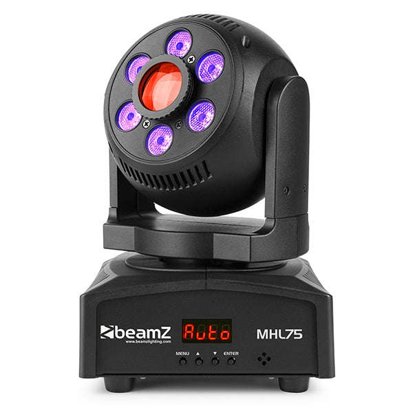 BEAMZ  MHL-75 HYBRID LED MOVING HEAD SPOT/WASH 16CH RGBW LEDS DMX