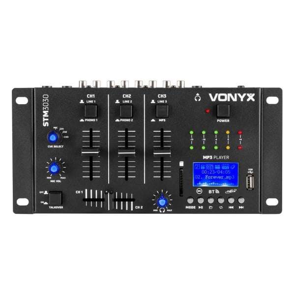 Vonyx  STM3030 MIXER WITH BT/MP3/USB/REC