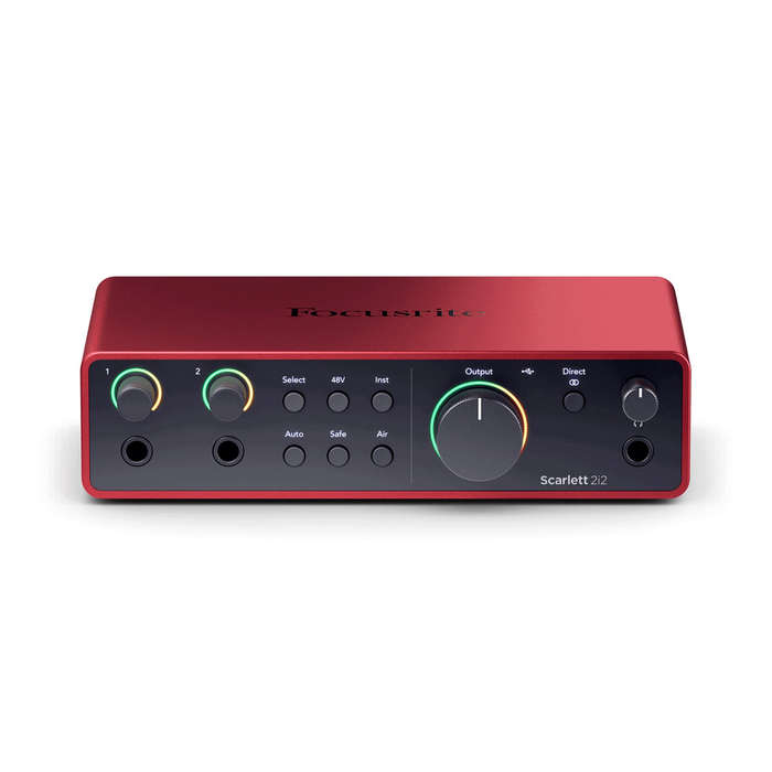 Focusrite Scarlett 2i2 USB-C Audio Interface (4th Gen)