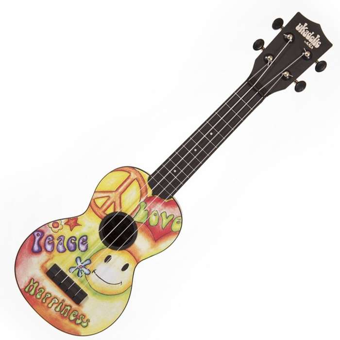Kala SUPEACE Ukadelic Soprano Ukulele - Peacelove