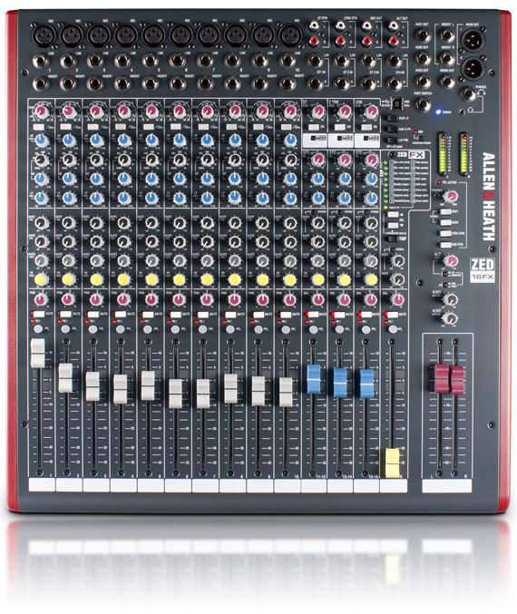 Allen & Heath ZED-16FX 16-Channel Mixer