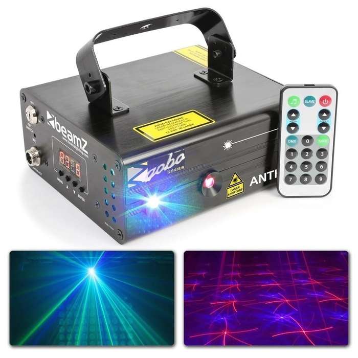 BEAMZ ANTHE II LASER DOUBLE RGB GOBO