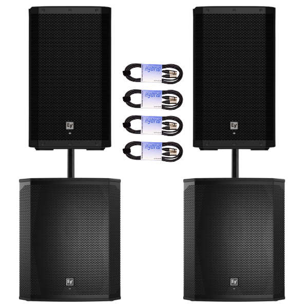 ElectroVoice ZLX15 G2 & ELX200-18SP Bundle