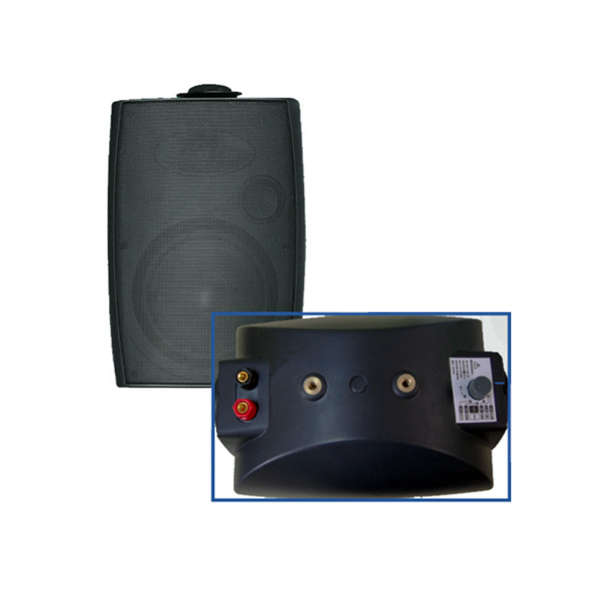 Filo CAVSM6B 6" MOULDED SPEAKER & DOME TWEETER W/BRACKET 40W BLACK