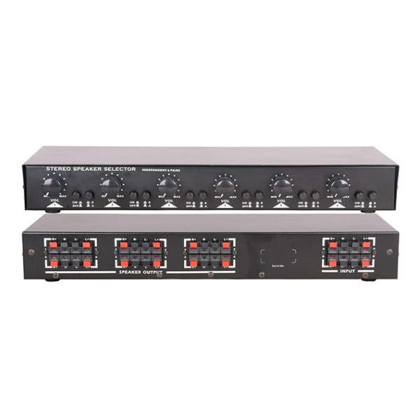Filo  SV-6D 6-WAY SPEAKER SELECTOR SWITCH TWO ZONE WITH VOLUME CONTROL