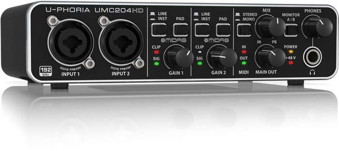 Behringer UMC204HD Audio Interface