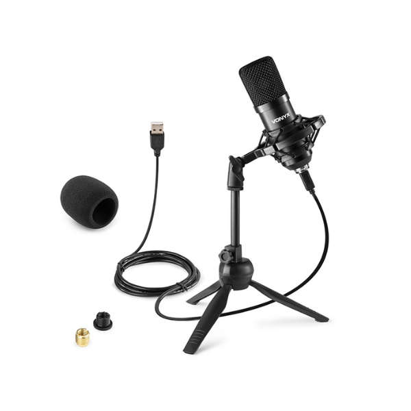 Vonyx CM300B STUDIO MICROPHONE SET USB BLACK