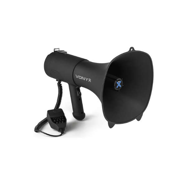 VONYX MEG090 MEGAPHONE 90W WITH RECORD SIREN USB BT