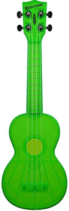 Kala Waterman Soprano Ukulele Fluorescent Green