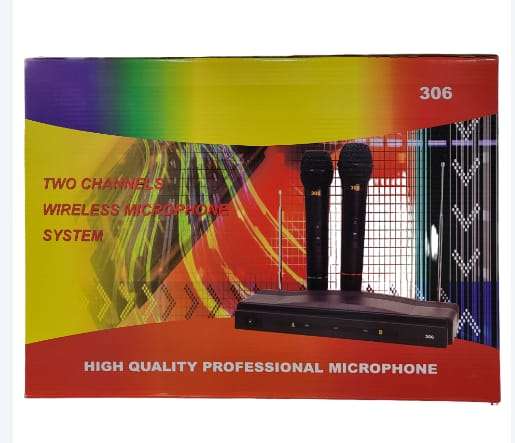 306 Two Channels Wireless Microphone System