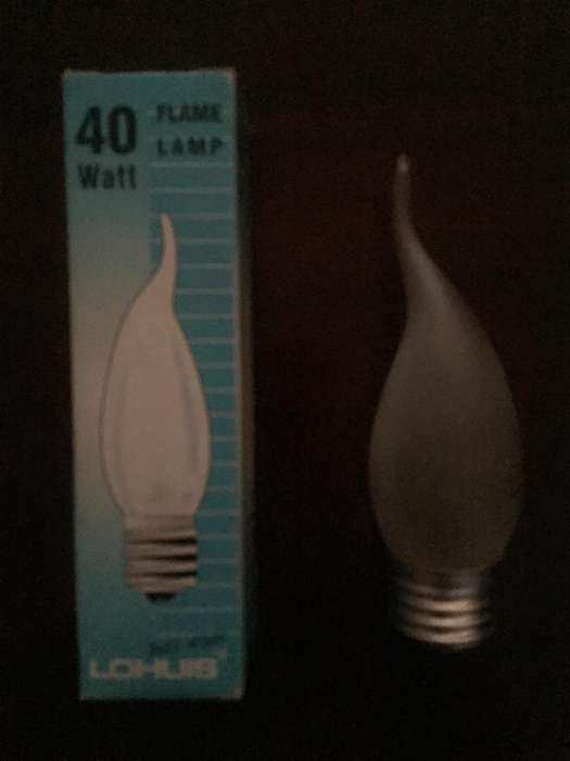 Globes - Flame Lamp E27- 40W