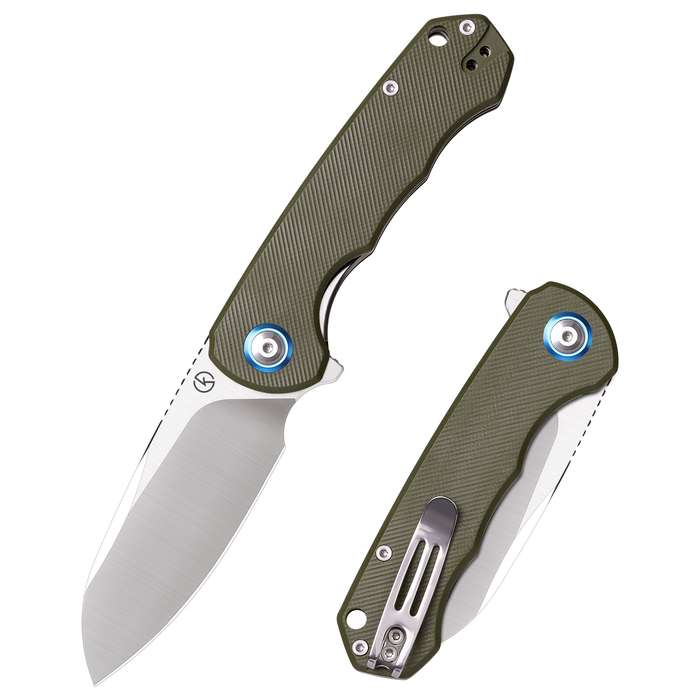 Koch - Liner Lock D2 Blade, G10 Handle Folding Knife - QY24034G