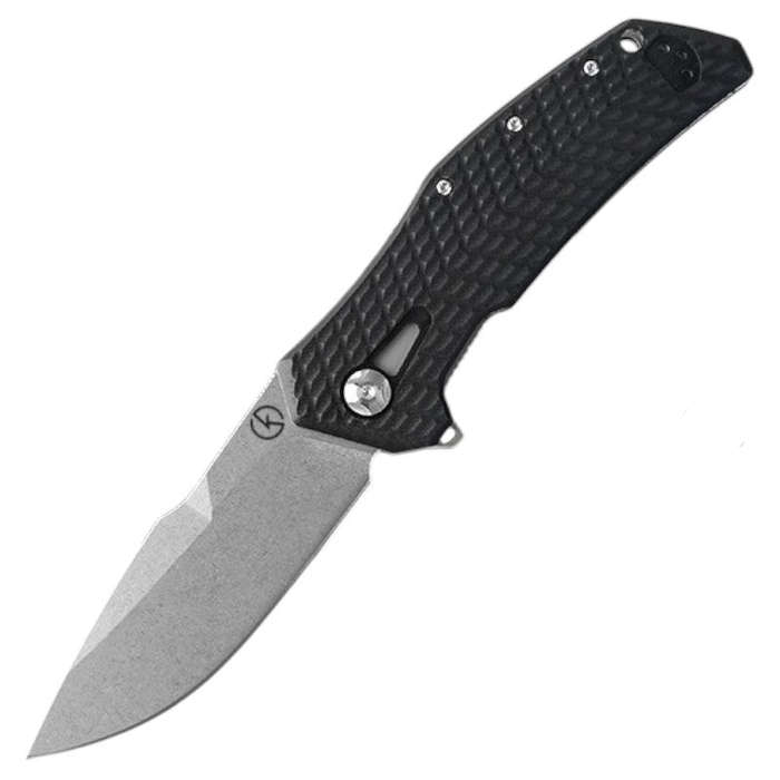 Koch Folding knife D2 blade Black G10 handle - KK119BL