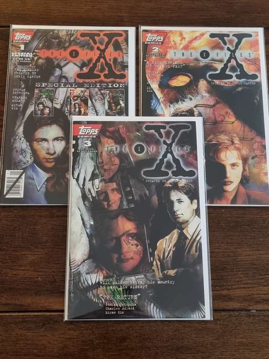The X-Files 1 - 3, NM and includes numbered second prints of 1 and 2