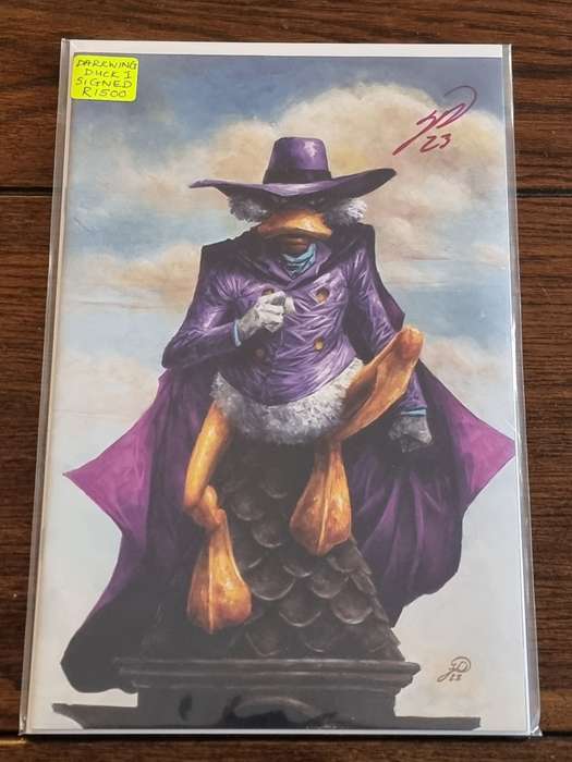 Darkwing Duck 1, Signed DesJardins with COA, NM