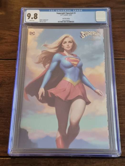 Supergirl Special 1, Will Jack Variant Cover Foil, CGC 9.8