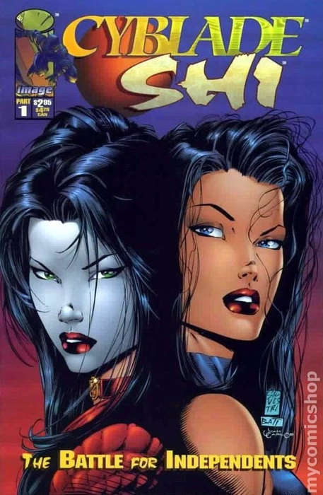 Cyblade SHI 1: Battle for Independents (1995) Image Comics, First App Witchblade, NM