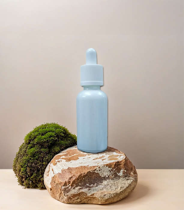 Dropper Bottle with Pipette - Pearl White