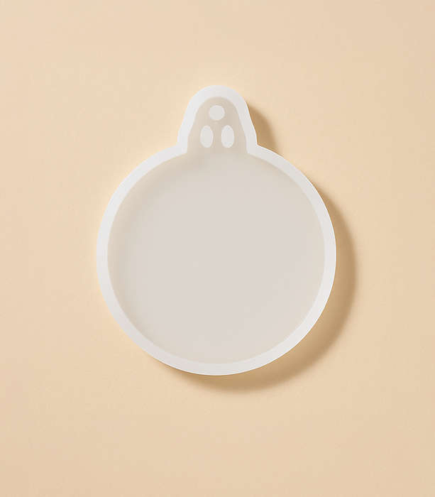 Silicone Mould - Christmas Ornament Round