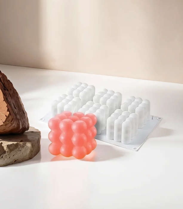 Silicone Candle Mould - Bubbles