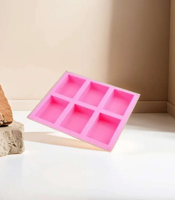 Silicone Soap Mould - Rectangle Short
