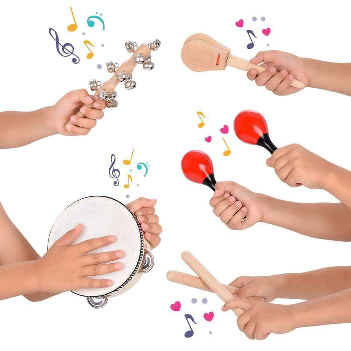 Wooden Musical Instrument Set for Kids (18-Piece) | South Africa