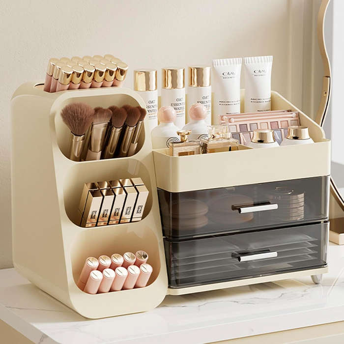 Makeup Organizer with Drawers  Cosmetic Storage for Bathroom SA