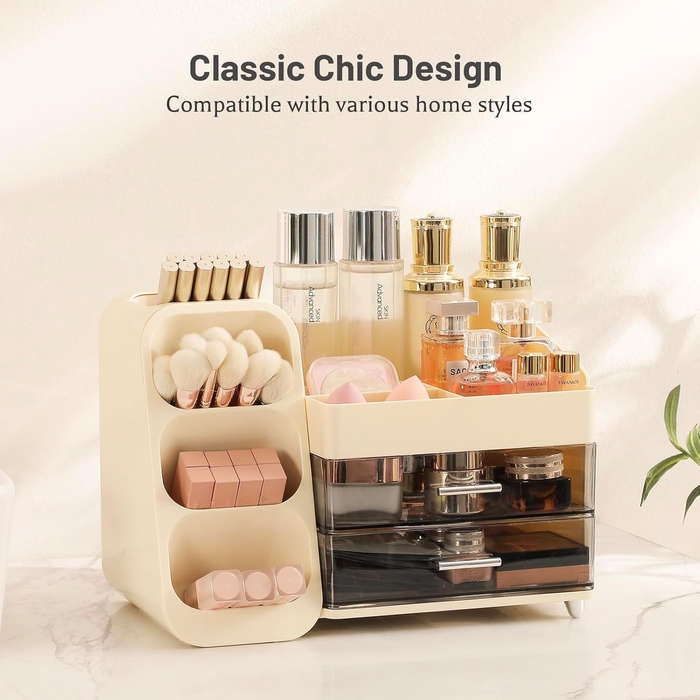 Makeup Organizer with Drawers  Cosmetic Storage for Bathroom SA