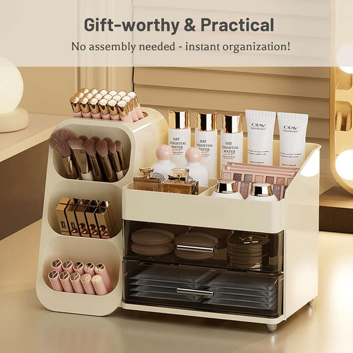 Makeup Organizer with Drawers  Cosmetic Storage for Bathroom SA
