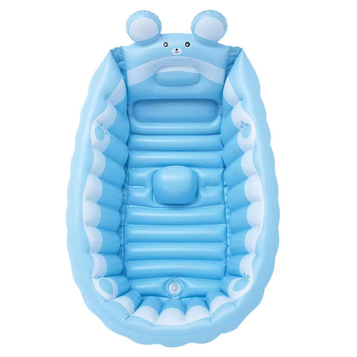 Inflatable Foldable Baby Bath Tub | Portable Tub Outdoor Pool Toddlers