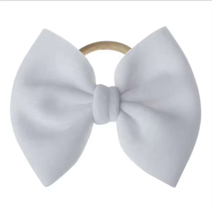Baby Elastic Bow Headband Set | Soft Velvet Pack of 3