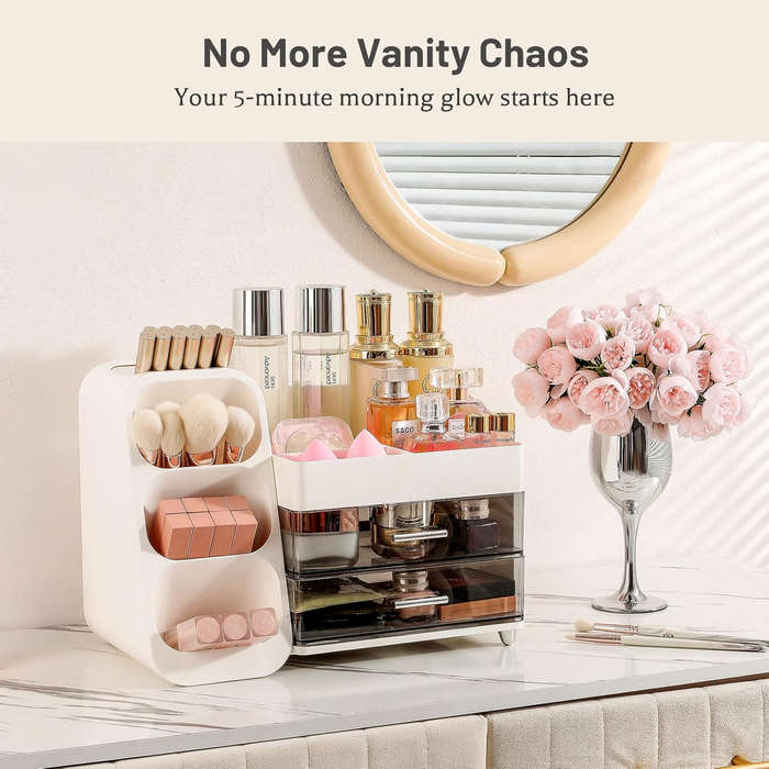 Makeup Organizer with Drawers  Cosmetic Storage for Bathroom SA
