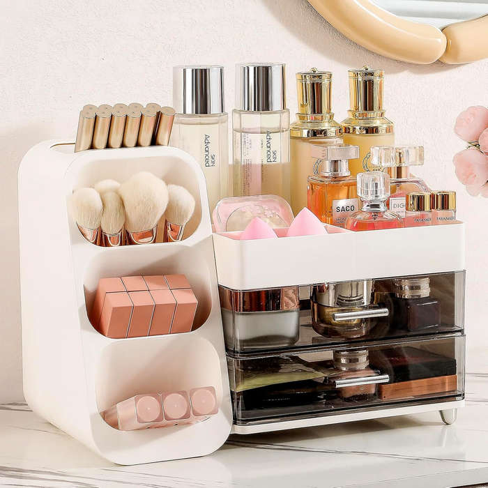 Makeup Organizer with Drawers  Cosmetic Storage for Bathroom SA