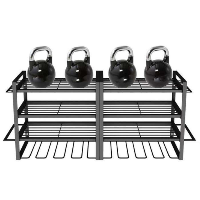 Garage Storage Power Tool Organiser 8 Drills Holder 4 Layers Shelf Rack