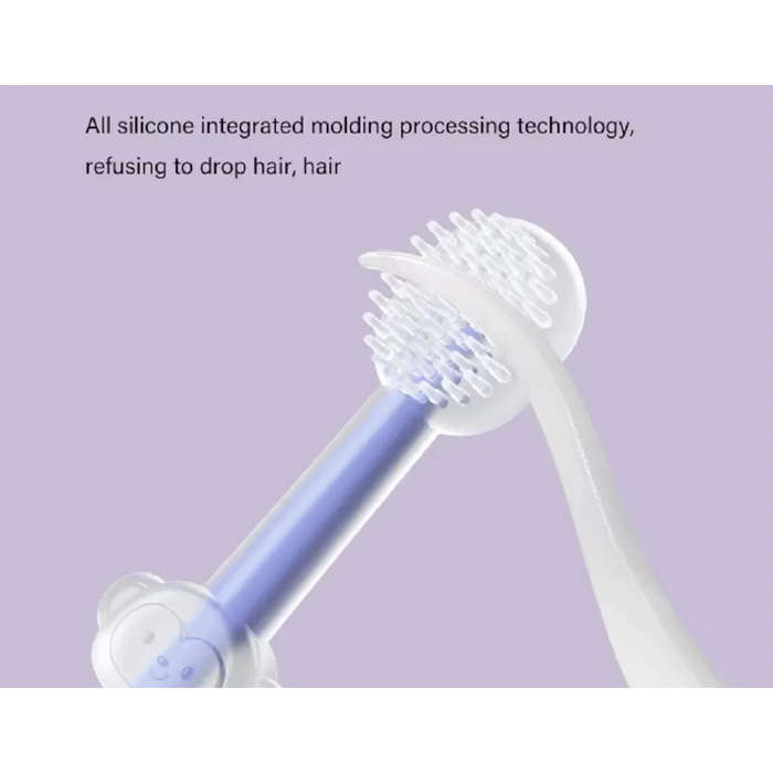 Toothbrush Tongue Cleaner Tongue Scraper, Scrubber - 3 piece Set