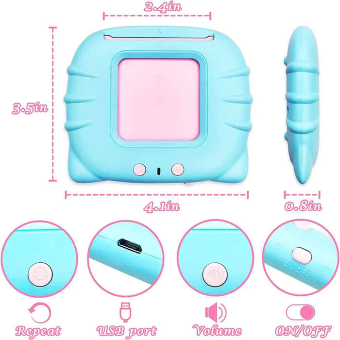 Montessori Educational Kids Children Talking Reading Machine Flash Cards