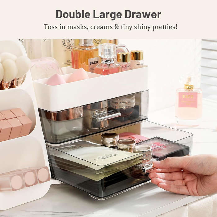 Makeup Organizer with Drawers  Cosmetic Storage for Bathroom SA