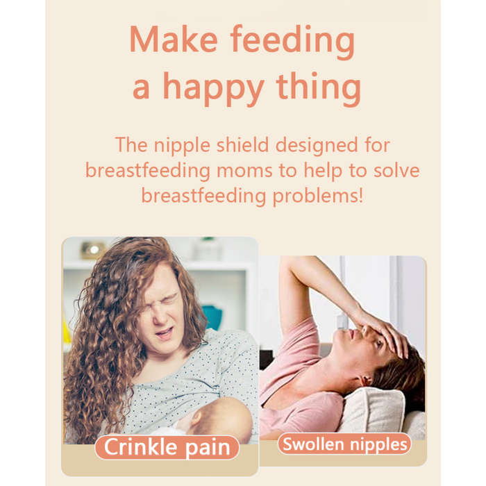 Breast Nipple Shield | Silver Nursing Cups for Breastfeeding Moms