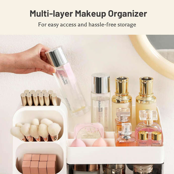 Makeup Organizer with Drawers  Cosmetic Storage for Bathroom SA