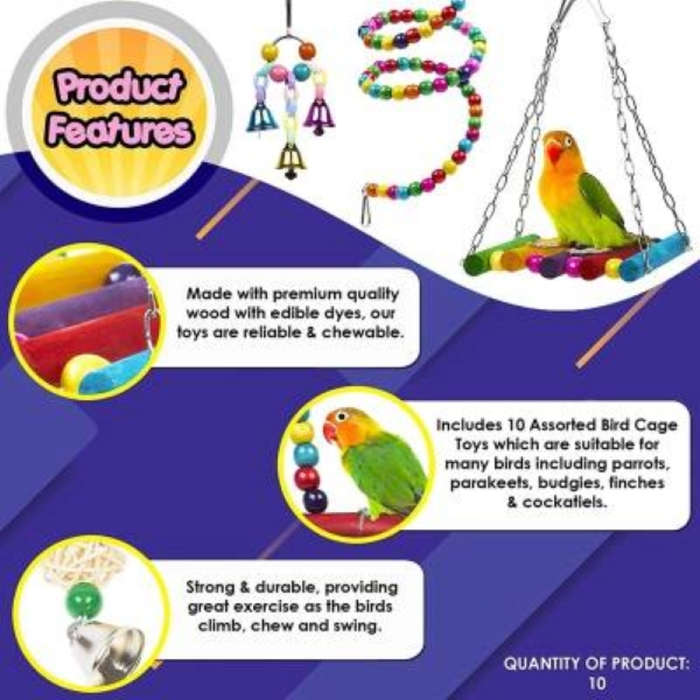 Bird Toys for Cage  Parrots, Budgies, Cockatiels | South Africa