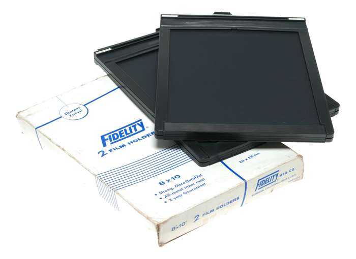 Fidelity 8x10 Large Format Film Holders Set of 2 Boxed