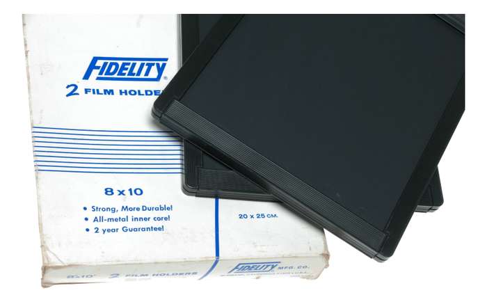 Fidelity 8x10 Large Format Film Holders Set of 2 Boxed