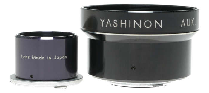 Yashica Yashinon Aux Telephoto Lens with Telephoto Viewer