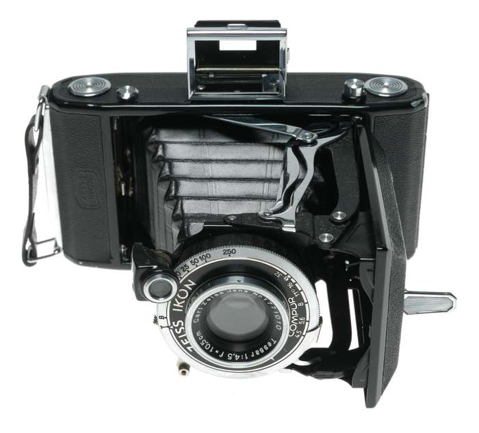 Zeiss Ikon Film Camera Tessar 10.5cm f/4.5 Lens Compur