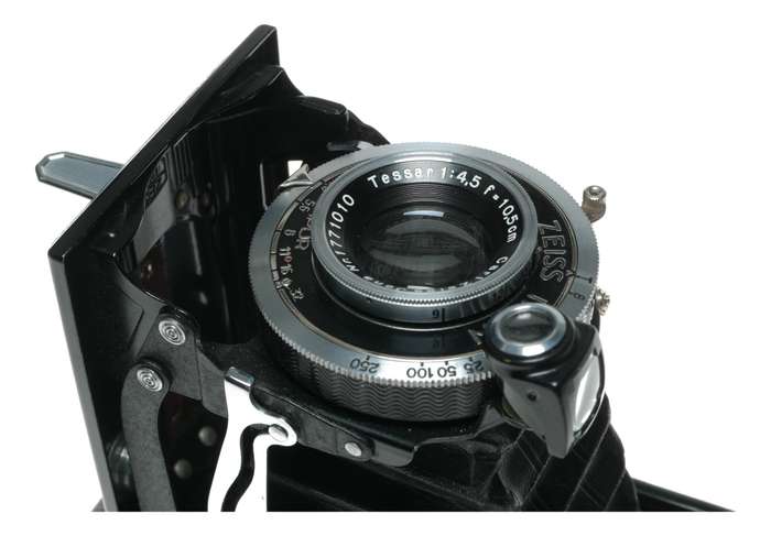 Zeiss Ikon Film Camera Tessar 10.5cm f/4.5 Lens Compur